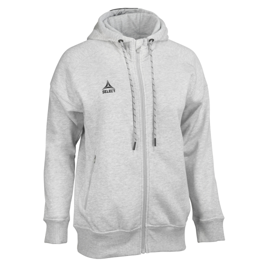 Толстовка SELECT Oxford v25 zip hoodie women Grey